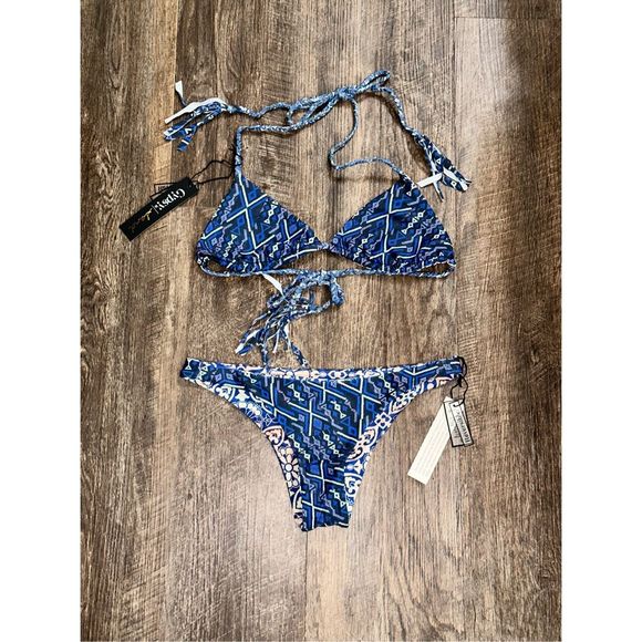NWT Gypsy 05 Reversible Fringe Bikini Small - Picture 2 of 6